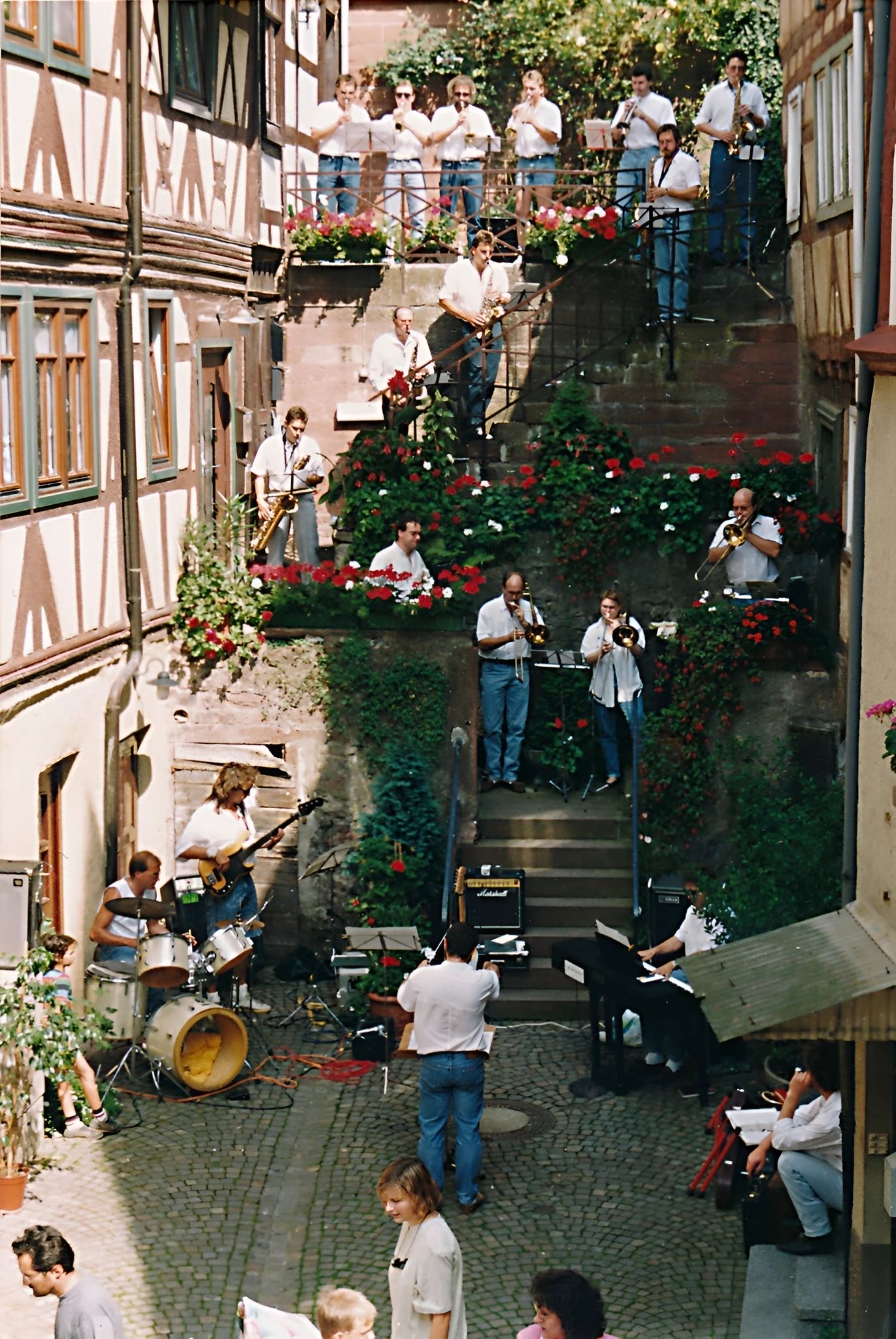 Die "Bigband" des Musikvereins Klingenberg